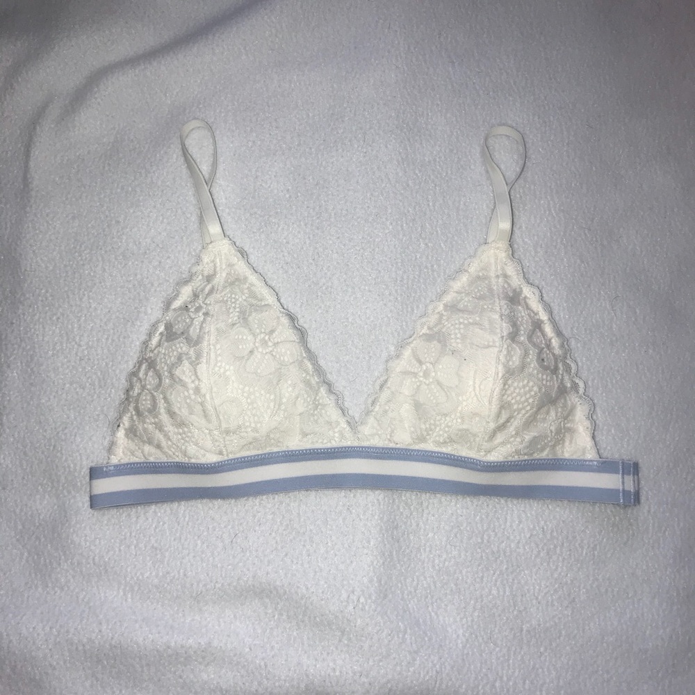 White bralette